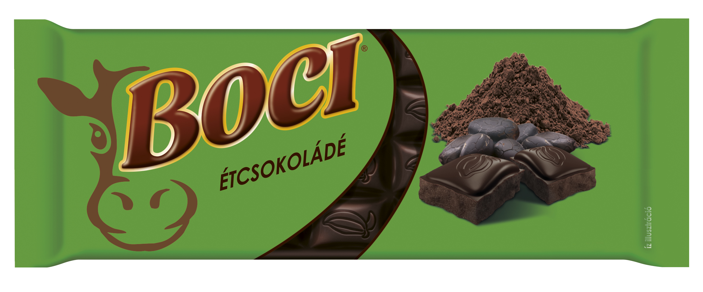 Boci csoki 90g Étcsokoládé